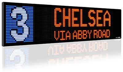 Bus Destination Sign Board